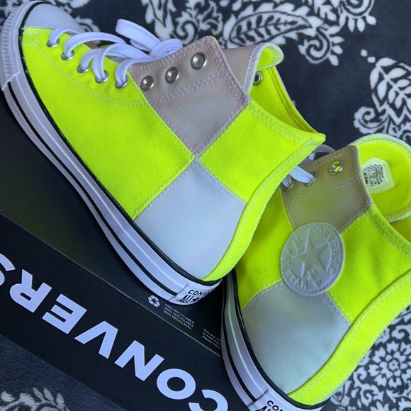Converse Chuck Taylor All Star Hi Lemon Venom/White/Multi MEN`S - Picture 15 of 16